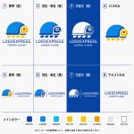画像18: ポップで愛らしいカメのキャラクターロゴ (18)