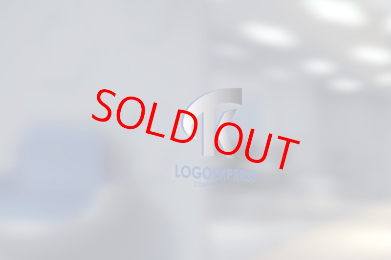 画像3: TとKをモチーフとした立体的なシルバーと青のロゴ (3)