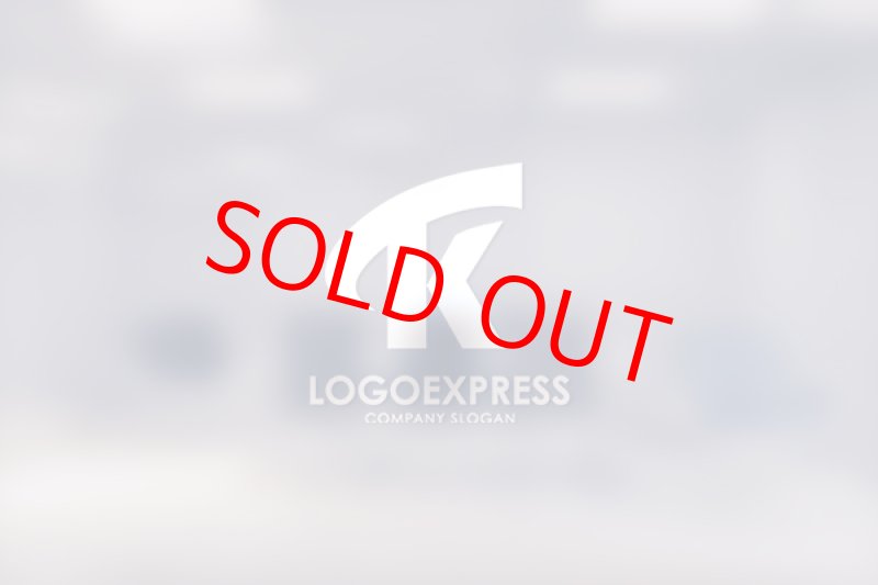 画像12: TとKをモチーフとした立体的なシルバーと青のロゴ (12)