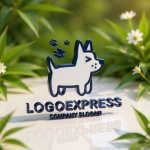 画像12: 楽しい犬と足跡のロゴ (12)
