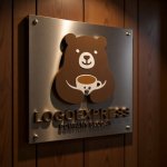 画像5: コーヒーを愛するクマのほっこりロゴ (5)
