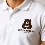 画像14: コーヒーを愛するクマのほっこりロゴ (14)