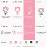 画像18: 笑顔の花が咲くキュートなキャラクターロゴ (18)
