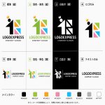 画像18: 王冠をかぶった「1R」の躍動感あふれる人物ロゴ (18)