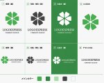 画像18: 六枚の花びらが織りなす調和のオーガニックロゴ (18)