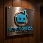 画像5: ロボットの顔をモチーフにした先進的なロゴ (5)