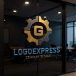 画像15: ギアと「G」を組み合わせた技術と信頼のロゴ (15)