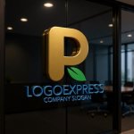 画像15: 若葉が添えられた「PR」のナチュラルロゴ (15)