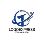 画像1: 先進的で躍動感あふれる「T」のロゴ (1)
