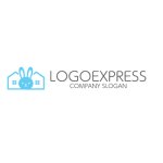 画像2: うさぎと住まいが調和するナチュラルなロゴ (2)
