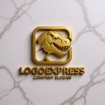 画像13: 力強さとインパクトを放つ恐竜（T-REX）のロゴ (13)