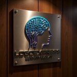 画像5: 知性と技術が融合する人工知能（AI）のロゴ (5)