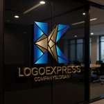 画像15: ポリゴンデザインが光る「K」の先進的ロゴ (15)