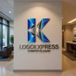 画像10: ポリゴンデザインが光る「K」の先進的ロゴ (10)