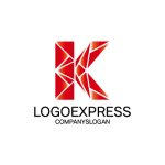 画像3: ポリゴンデザインが光る「K」の先進的ロゴ (3)