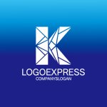 画像4: ポリゴンデザインが光る「K」の先進的ロゴ (4)