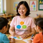 画像5: 対話と交流を象徴するカラフルな吹き出しのロゴ (5)