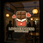 画像14: 愛を込めたチョコレートの甘いロゴ (14)