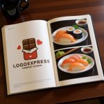 画像9: 愛を込めたチョコレートの甘いロゴ (9)