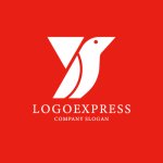 画像4: 「Y」と鳥が融合した先進的なロゴ (4)