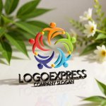画像12: 五人の絆が循環するカラフルなコミュニティロゴ (12)
