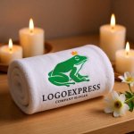 画像5: 王冠をかぶったカエルの気品あるロゴ (5)