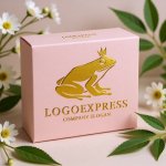 画像10: 王冠をかぶったカエルの気品あるロゴ (10)