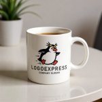画像16: 軽やかに駆け抜けるペンギンの元気なロゴ (16)