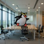 画像9: 軽やかに駆け抜けるペンギンの元気なロゴ (9)