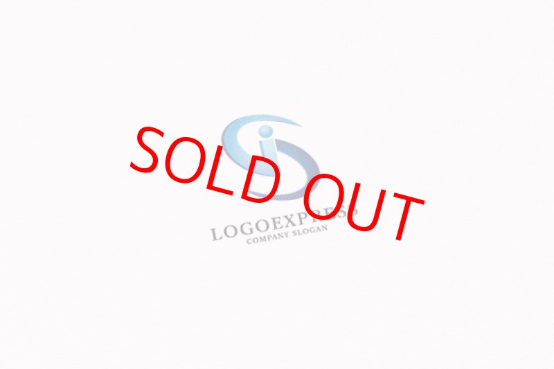 画像4: GとSと人をモチーフとしたシャープな青いロゴ (4)