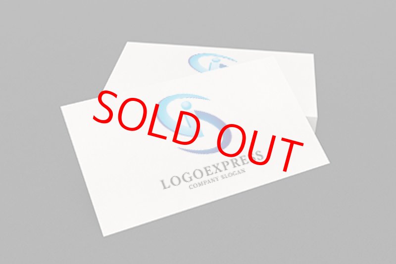 画像8: GとSと人をモチーフとしたシャープな青いロゴ (8)