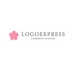 画像2: 桜と空色が調和するモダンな和風ロゴ (2)