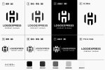 画像18: ヘキサゴンに収められた「H」の堅実なロゴ (18)