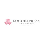 画像2: 華やかに咲き誇るフラワーモダンのロゴ (2)