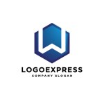 画像1: ヘキサゴンに収められた「W」の先進的なロゴ (1)