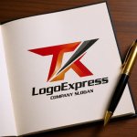 画像6: 先進的でスピード感のある「TK」のロゴ (6)