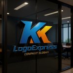 画像15: 先進的で躍動感あふれる「KK」のロゴ (15)