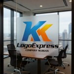 画像11: 先進的で躍動感あふれる「KK」のロゴ (11)