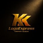 画像12: 先進的で躍動感あふれる「KK」のロゴ (12)