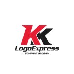 画像3: 先進的で躍動感あふれる「KK」のロゴ (3)