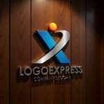 画像5: 「X」と人物が融合した先進的なロゴ (5)