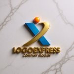 画像13: 「X」と人物が融合した先進的なロゴ (13)