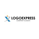 画像2: 「X」と人物が融合した先進的なロゴ (2)