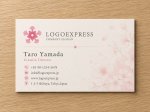 画像17: 桜と幾何学が融合したモダンで華やかなロゴ (17)