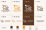 画像18: 太陽がのぞく、シンプルで心地よい住まいのロゴ (18)