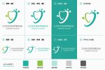 画像18: 歯と足跡が調和する、ナチュラルで健やかなデンタルロゴ (18)