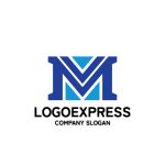 画像1: 「MV」を融合させた先進的で力強いロゴ (1)