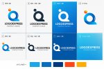 画像18: 人物と「Q」が融合した先進的なコミュニティロゴ (18)