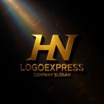 画像12: 先進的でスピード感のある「HN」のロゴ (12)