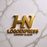 画像13: 先進的でスピード感のある「HN」のロゴ (13)